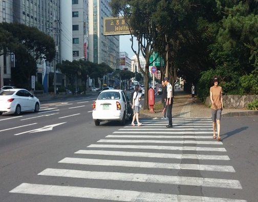 서부서, 방학 중 안전한 등굣길 캠페인 실시