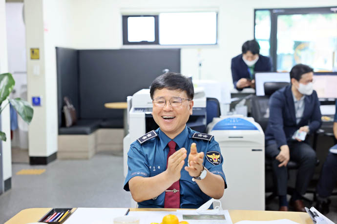 제주청, 치안현장(아라파출소, 경찰교육센터) 방문