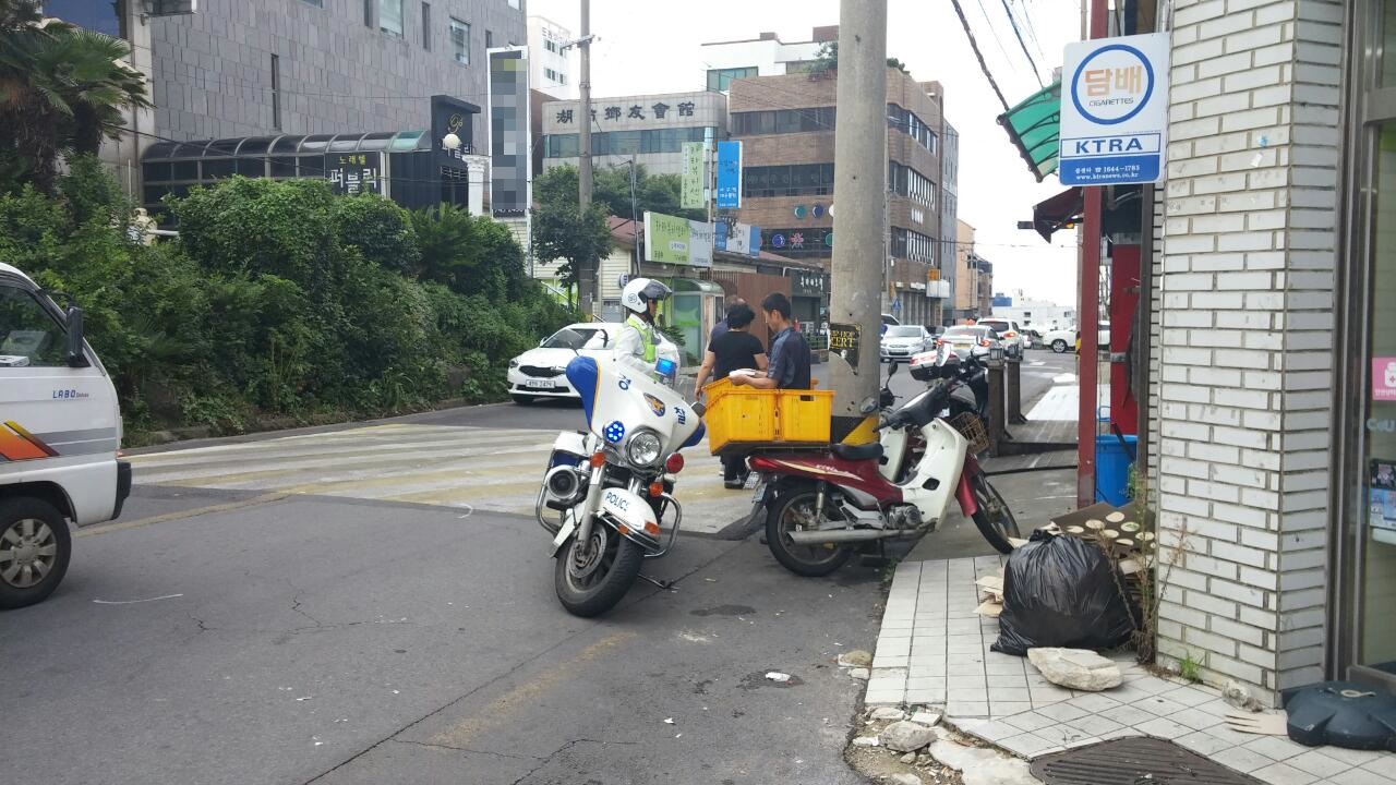 서부서, 이륜차 인도주행 등 무질서 행위 특별단속