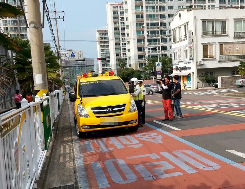 서부서, 개학철 어린이통학버스 법규위반 집중단속