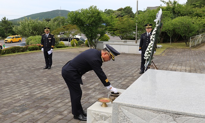 서귀포서, 충혼묘지 참배행사 실시