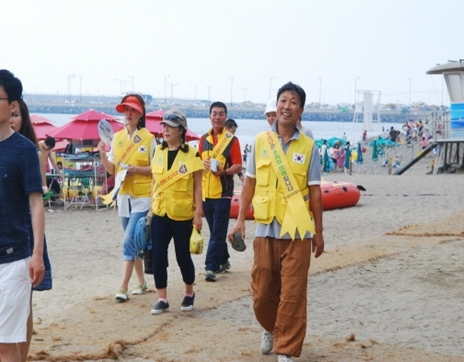 서부서, 하절기 피서지 학교 밖 청소년 선도 등 4대악 근절 캠페인(피서지)