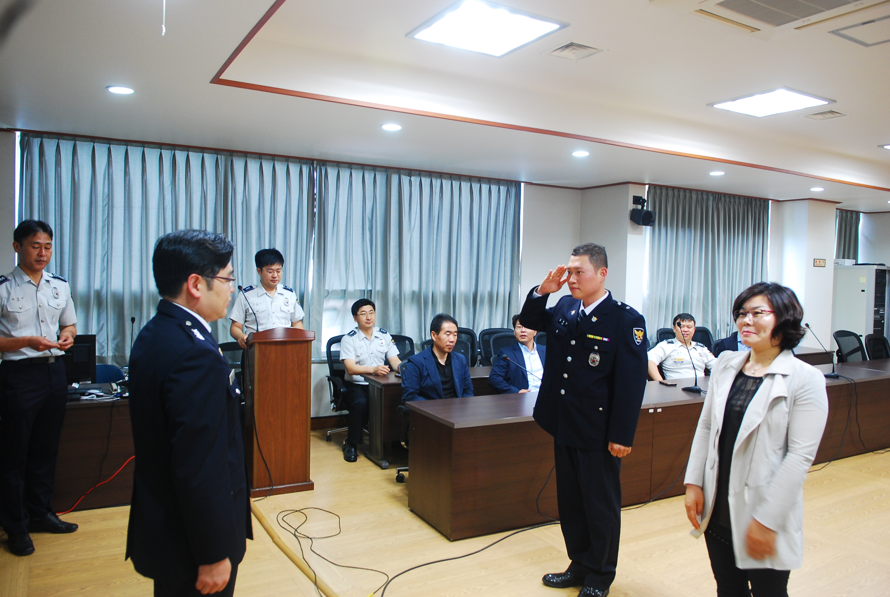 서부서, 경찰공무원 및 일반직 공무원 승진(근속)임용식 개최