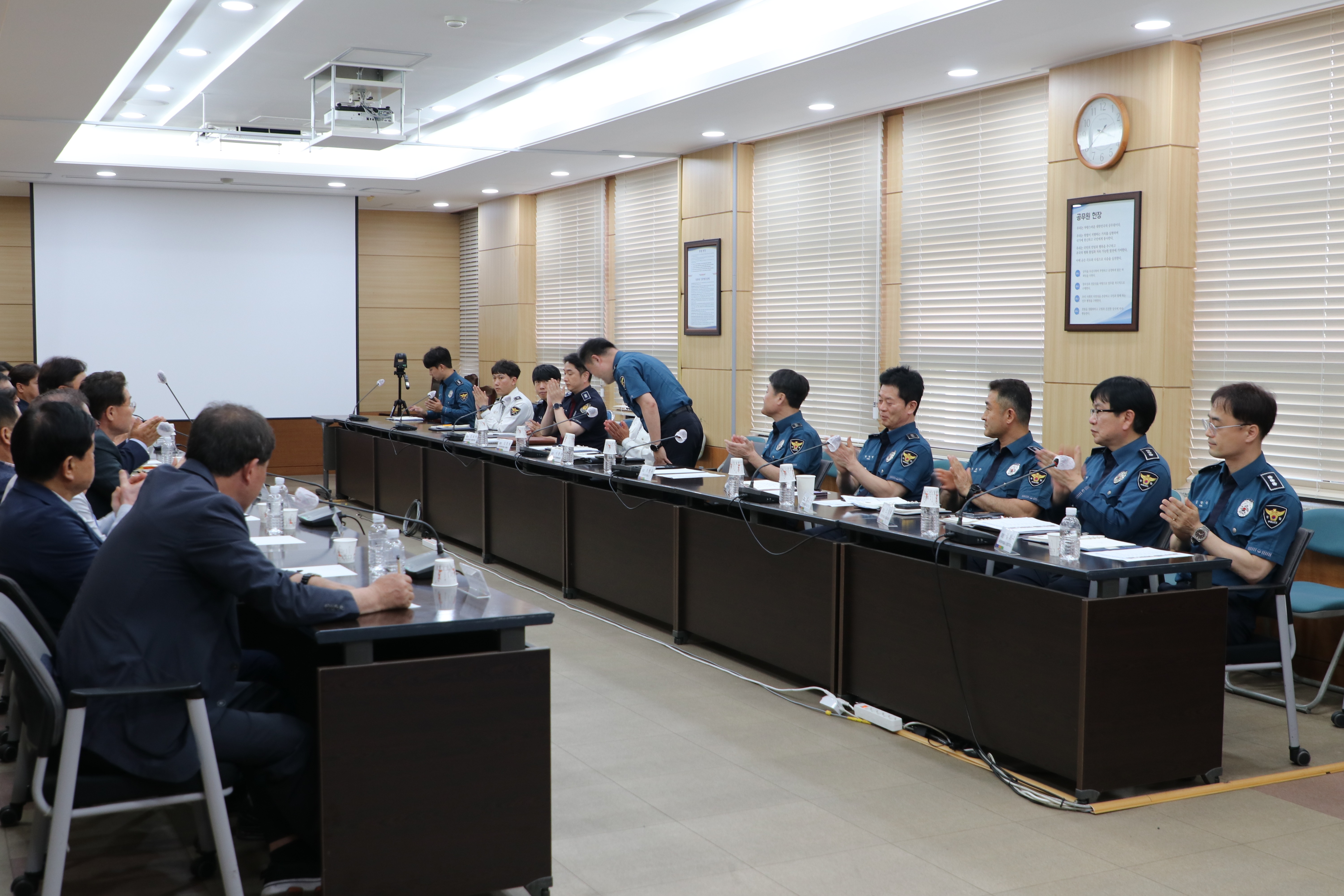 동부서, 주민자치위원장 초청 지역안전 치안간담회 개최