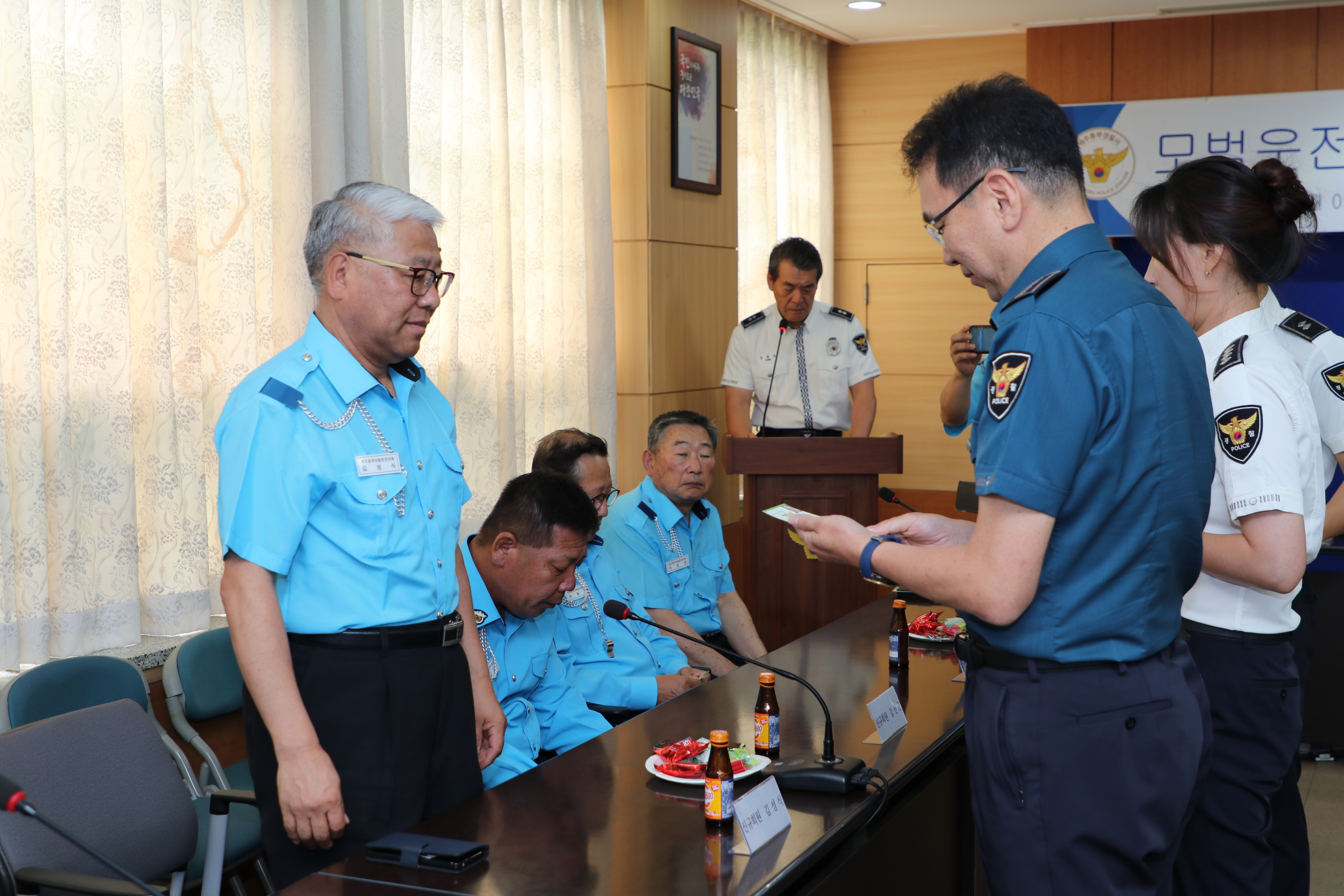 제주동부경찰서 모범운전자 신규회원 발대식 개최