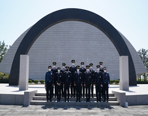 서부서, 신임 305기 경찰관 4.3 평화공원·신산공원 방문