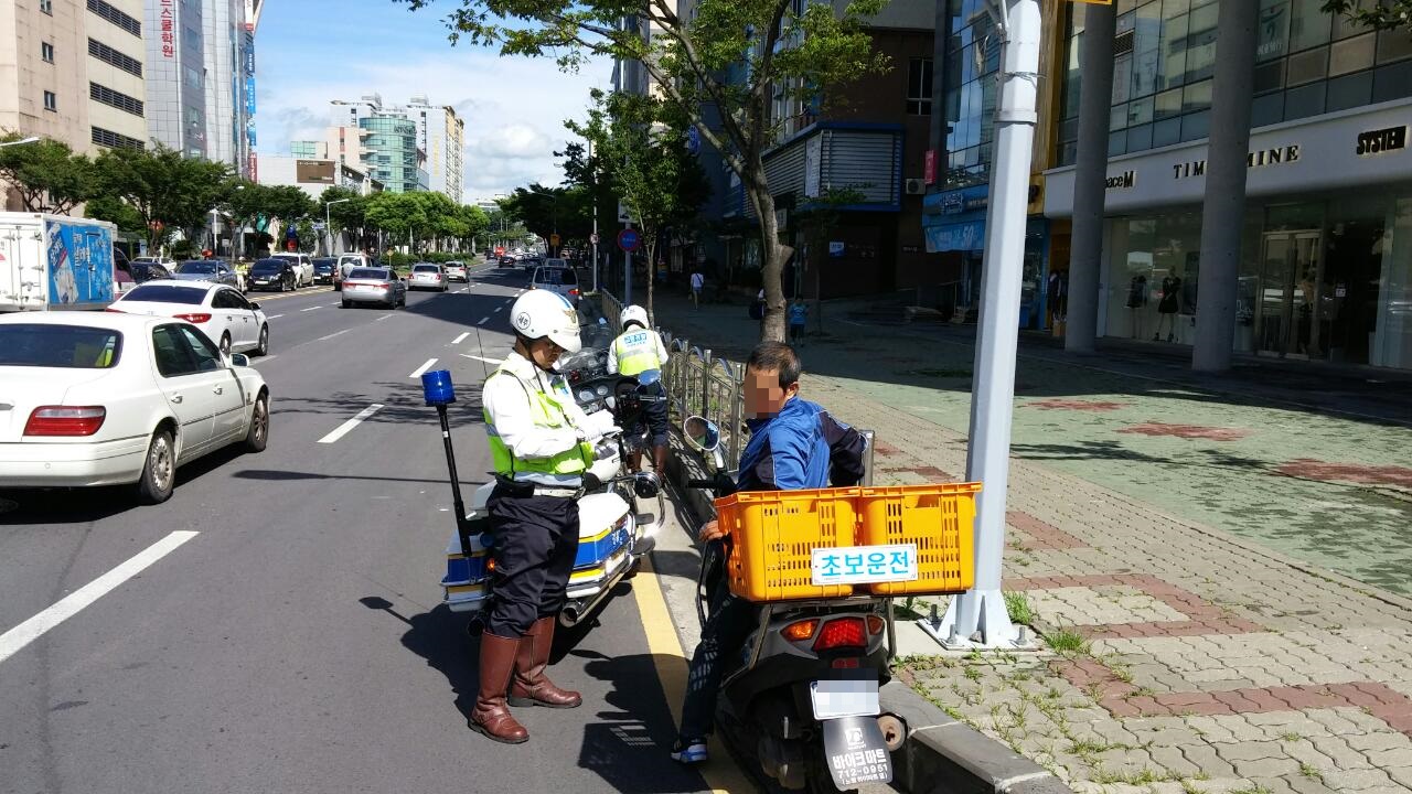 서부서, 이륜차 인도주행 등 무질서 행위 특별단속