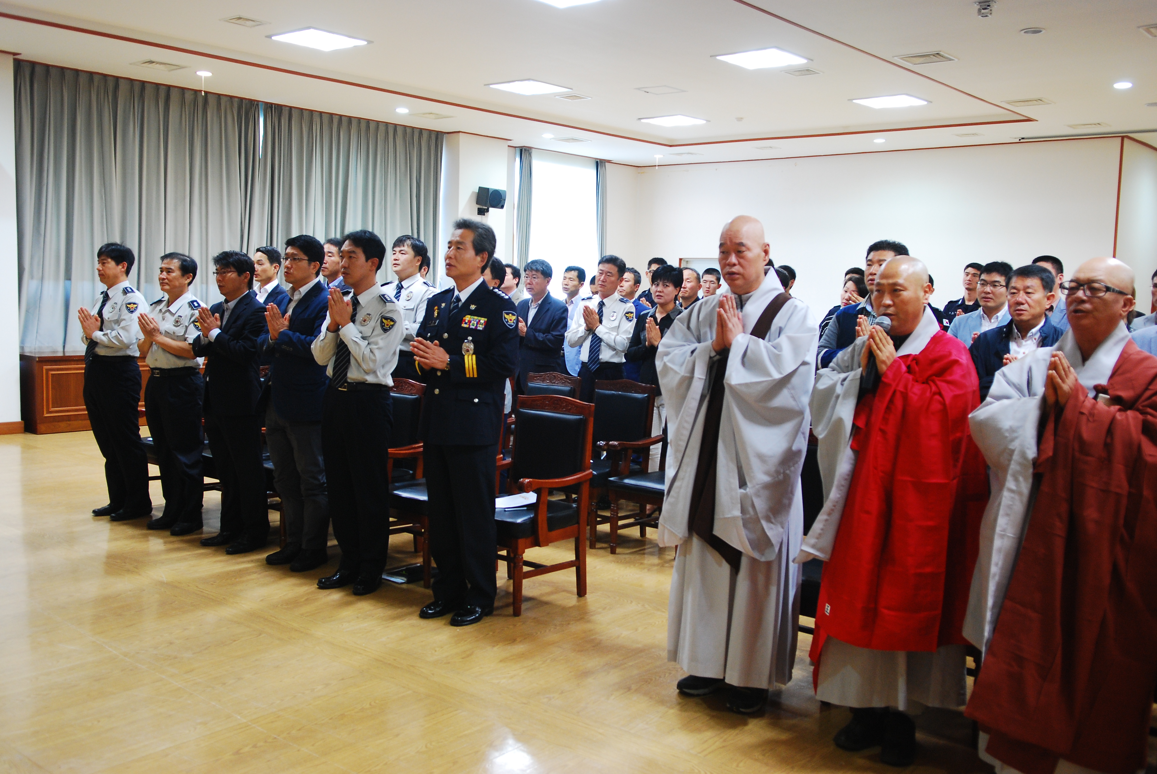 서부서, 경찰의날 기념 기원 법회 실시