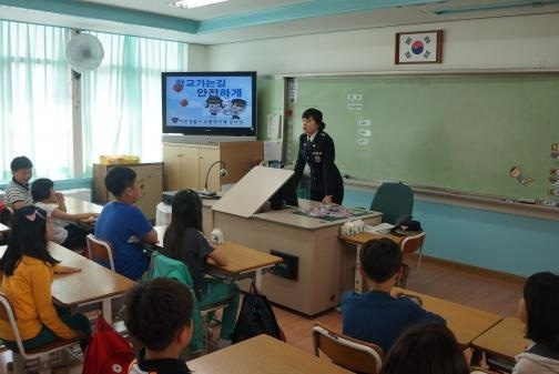 서부서, 서초등학교 방문 교통안전 교육 실시