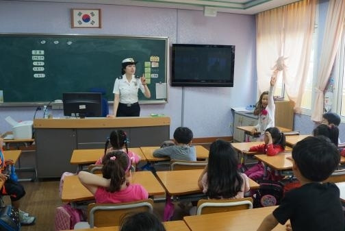 서부서, 서초등학교 방문 교통안전 교육 실시